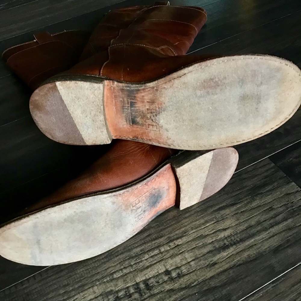 Frye Women's Brown Leather Boots - Picture 7 of 8